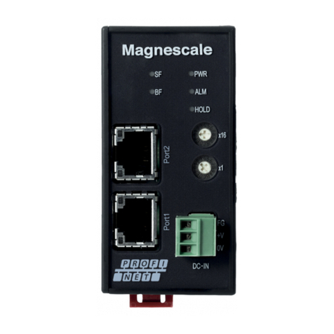 Magnescale MG80-EI operating manual Magnescale MG80-EI operating manual