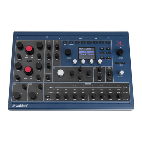 Waldorf M User manual