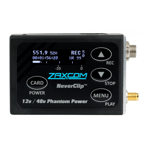 Zaxcom ZMT4 User manual
