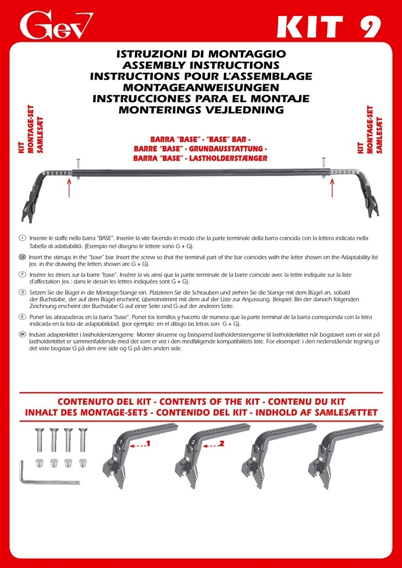 GEV KIT 9 Assembly instructions