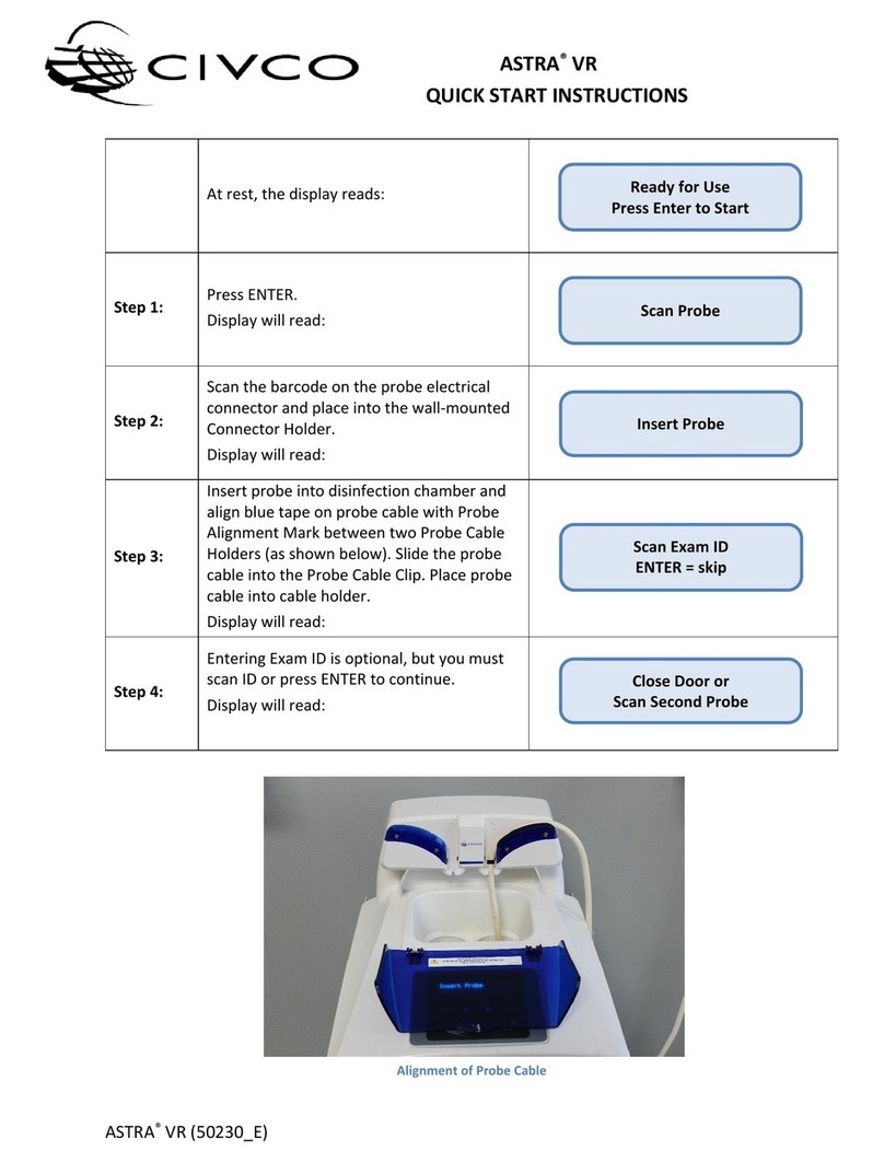 Civco Astra VR Programming manual