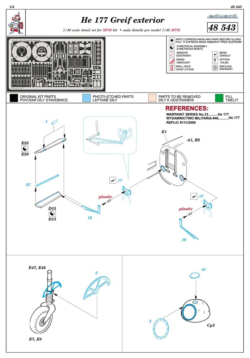Eduard He 177 Greif exterior User manual