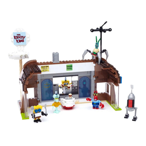 Mega Bloks nickelodeon SPONGEBOB SQUAREPANTS The Krusty... manual