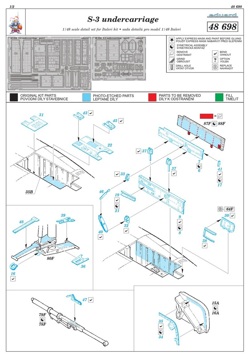Eduard S-3 undercarriage quick start guide