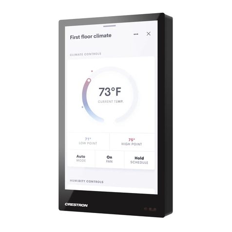 Crestron TSW-570 User manual