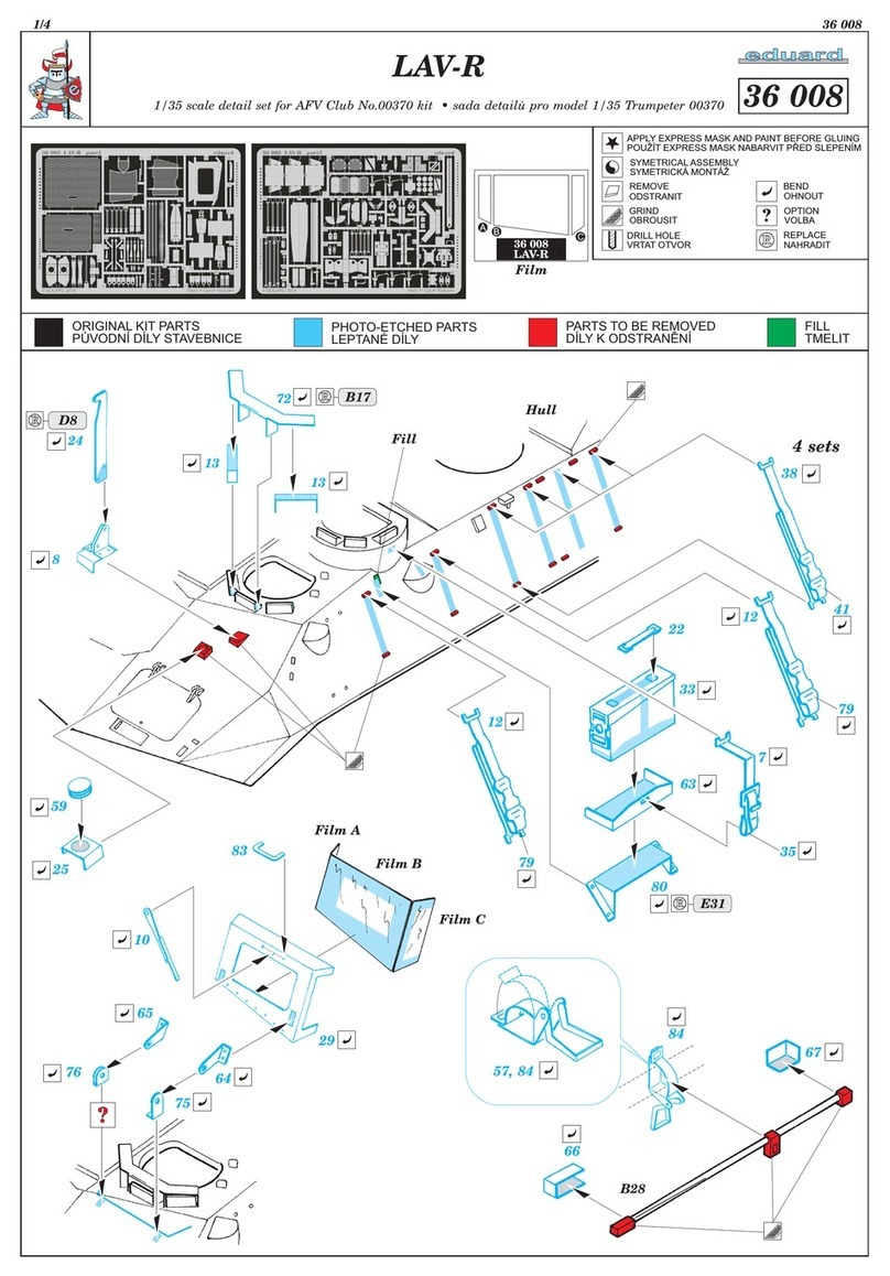 Eduard LAV-R User manual Eduard LAV-R User manual