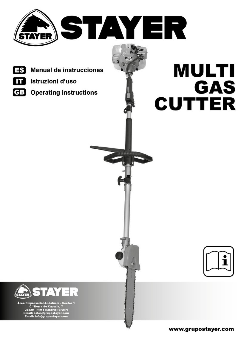 stayer MULTI GAS CUTTER User manual