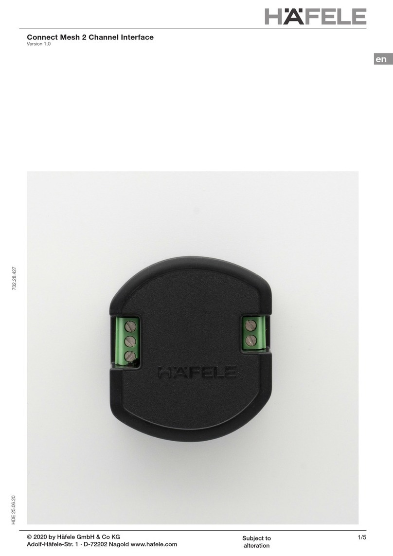 Häfele Connect Mesh manual