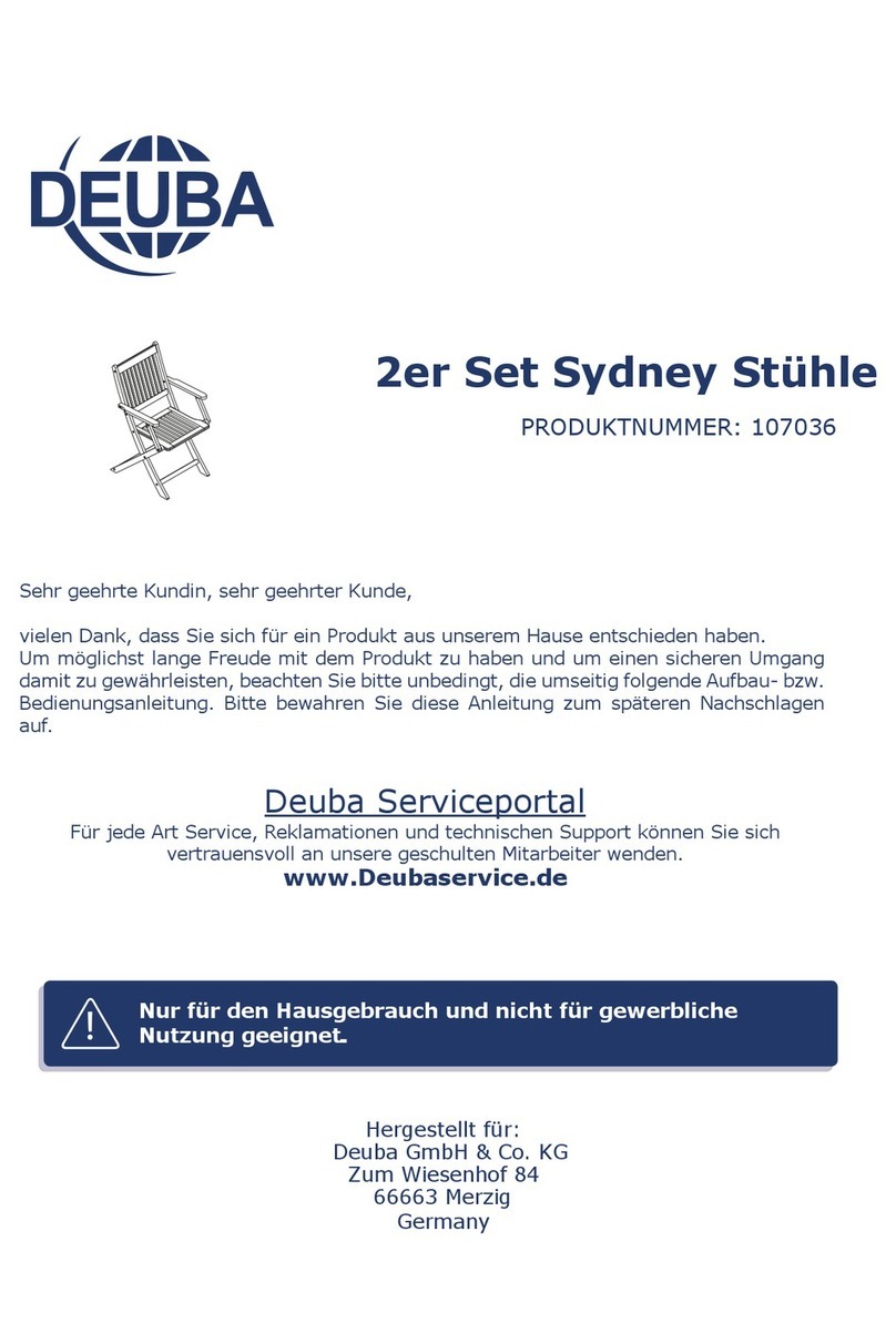 Deuba 107036 manual