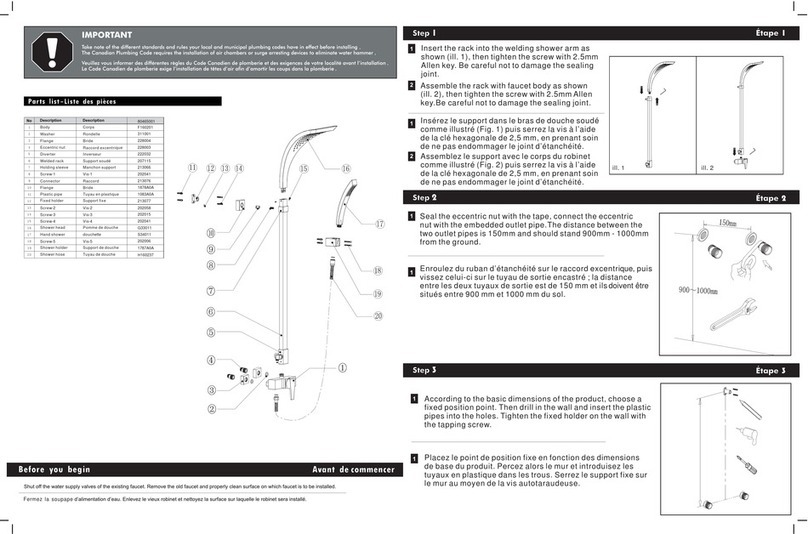 Uberhaus 80465001 Installation instruction