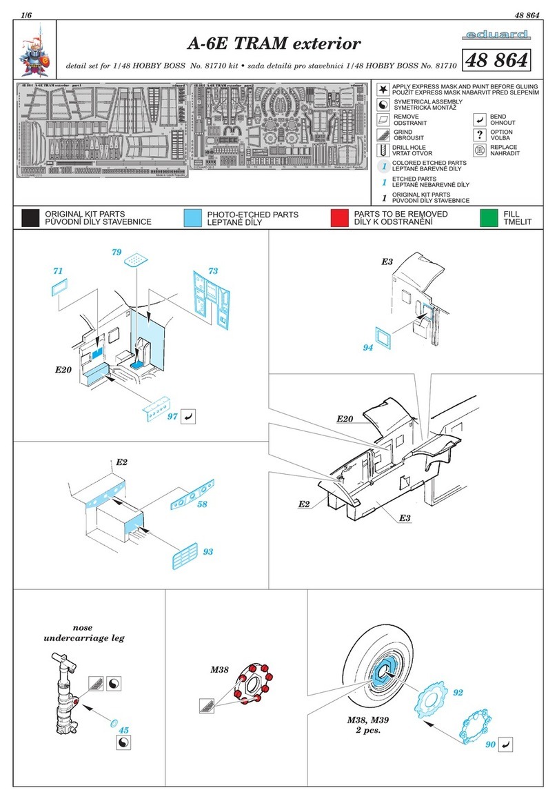 Eduard A-6E TRAM exterior User manual
