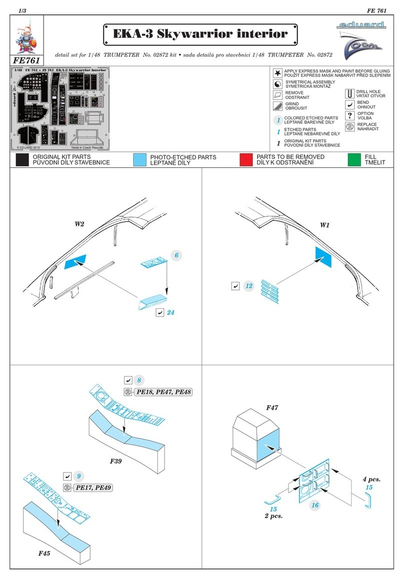 Eduard Zoom EKA-3 Skywarrior interior quick start guide