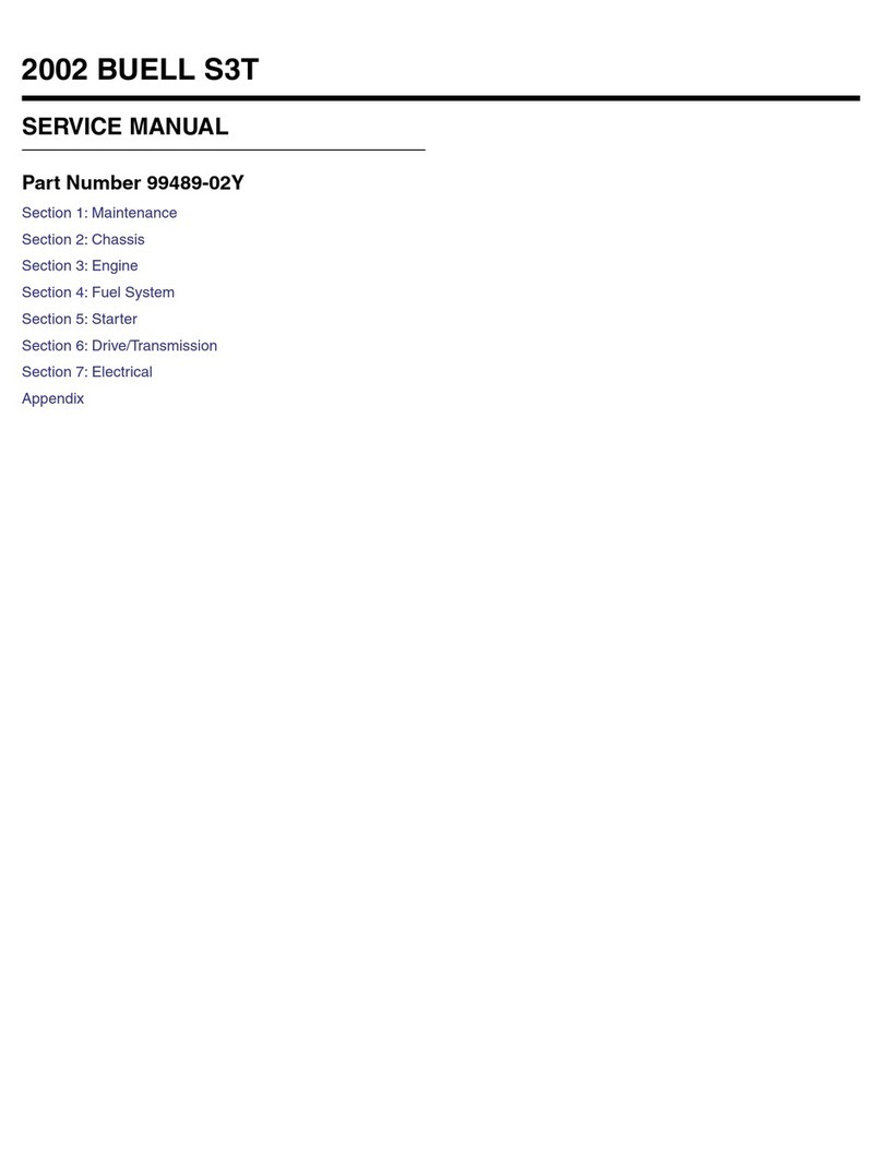 Buell S3T Thunderbolt 2002 User manual Buell S3T Thunderbolt 2002 User manual