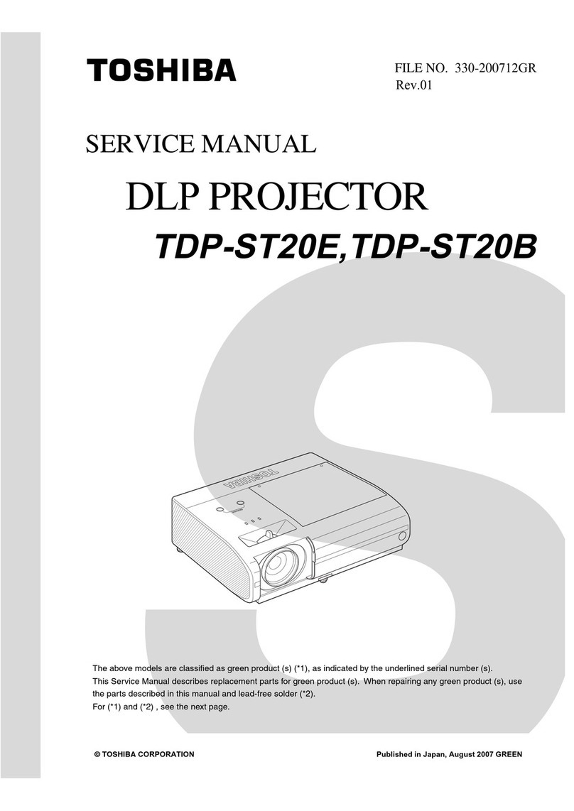 Toshiba TDP-ST20E User manual