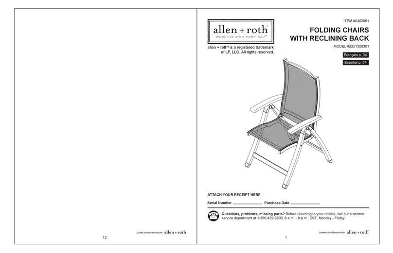Allen + Roth 2251300301 User manual Allen + Roth 2251300301 User manual