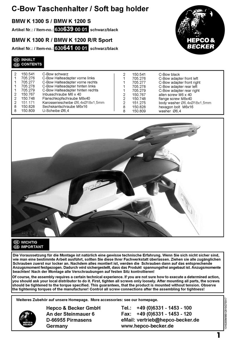 hepco & becker 630639 00 01 User manual hepco & becker 630639 00 01 User manual