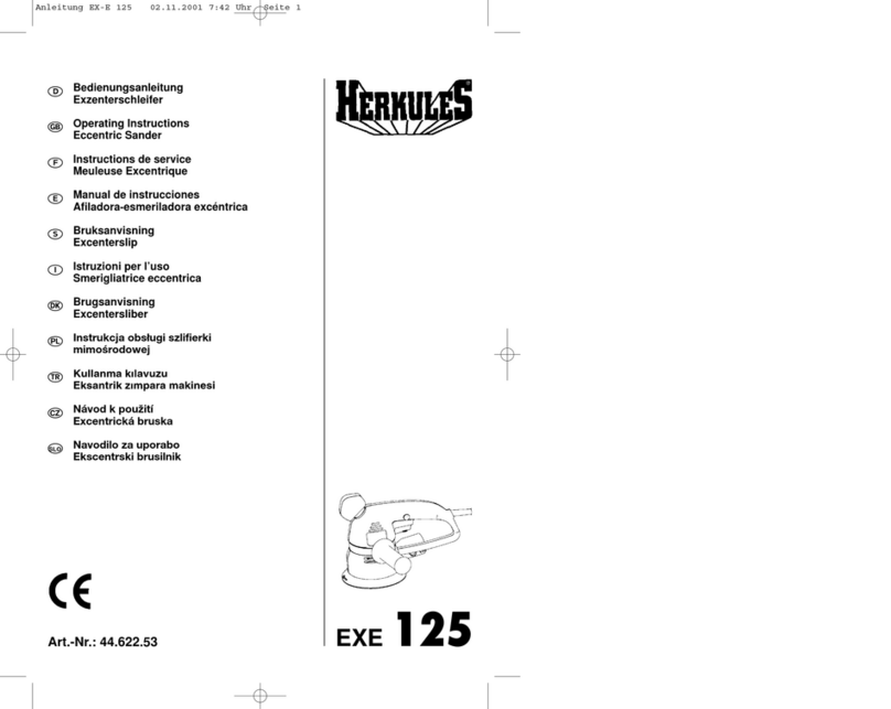 HERKULES EXE 125 operating instructions