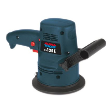 Alpha tools ES 125 E operating instructions