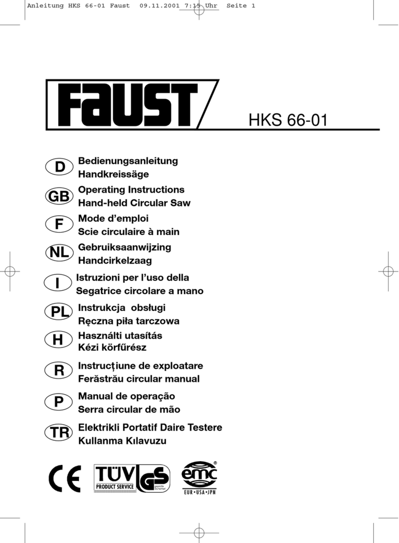 Faust HKS 66-01 operating instructions