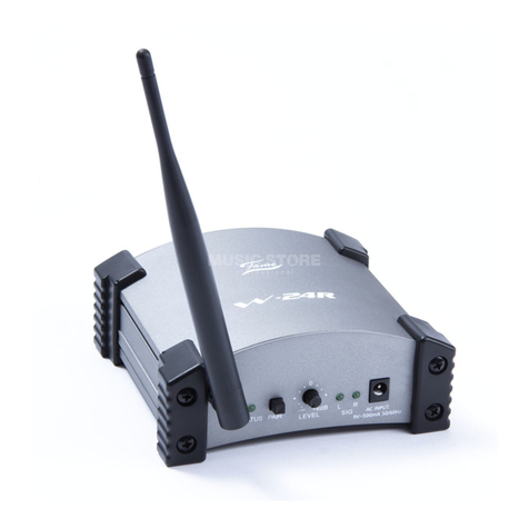 FAME W-24R User manual