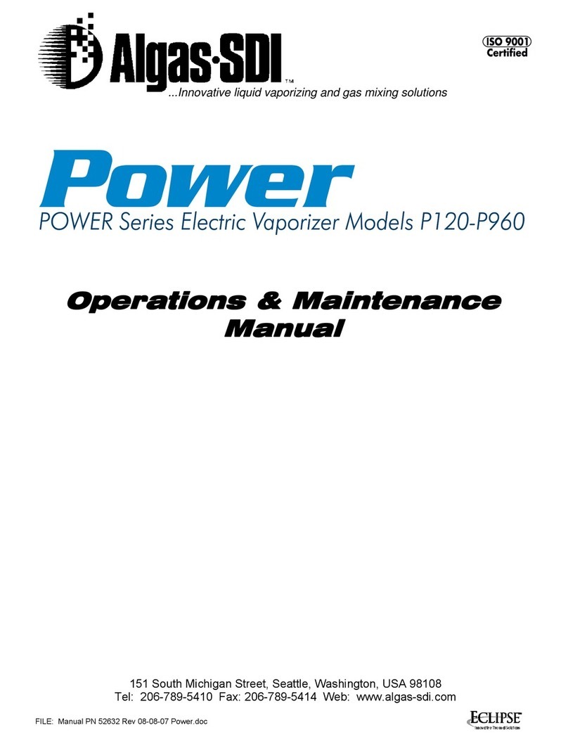 Eclipse Algas-SDI POWER Series Operation & maintenance manual