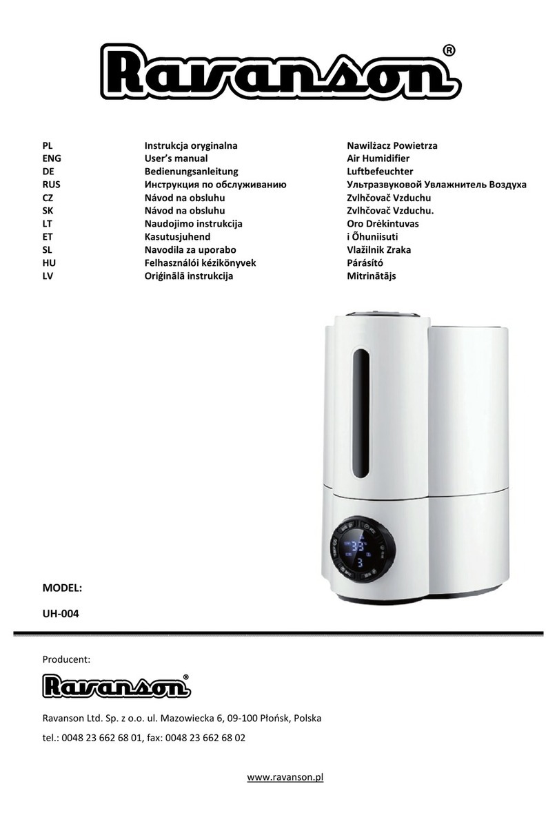 Ravanson UH-004 User manual
