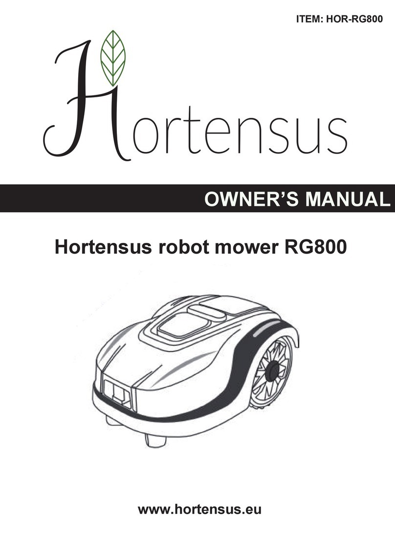 Hortensus RG800 owner's manual