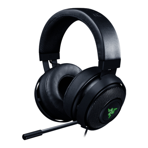Razer Kraken 7.1 User manual