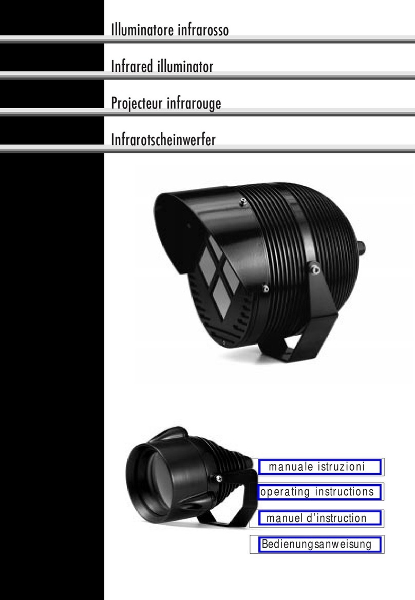 Videotec IR20 spot operating instructions