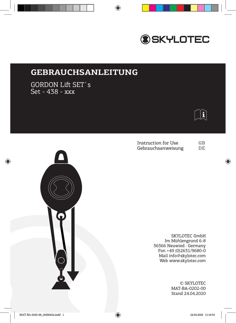 SKYLOTEC Set-438 Series Instructions for use