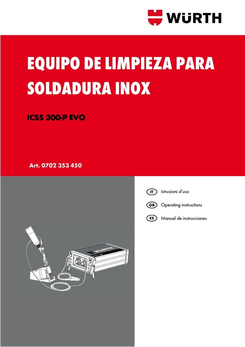 Würth ICSS 300-P EVO operating instructions