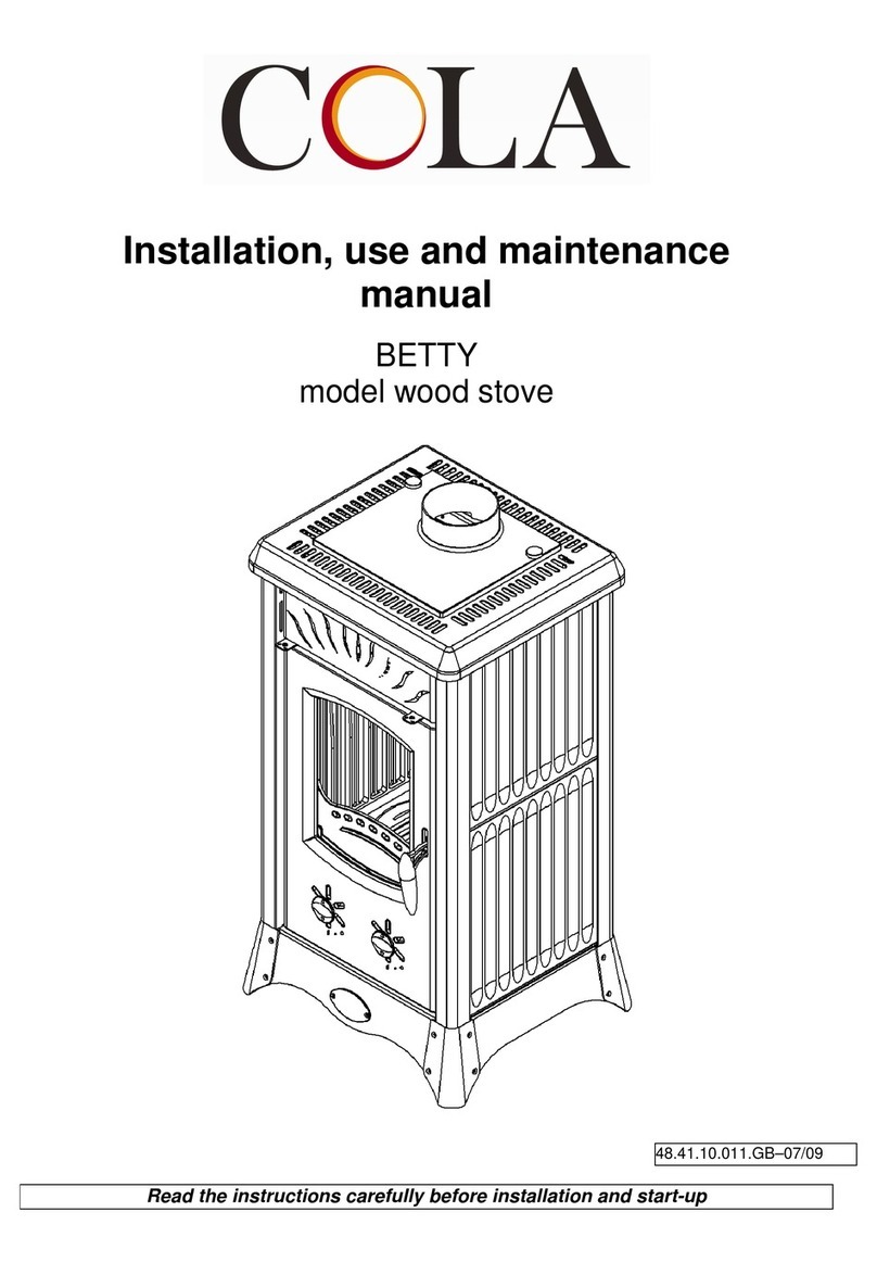 Cola BETTY Installation, use and maintenance manual