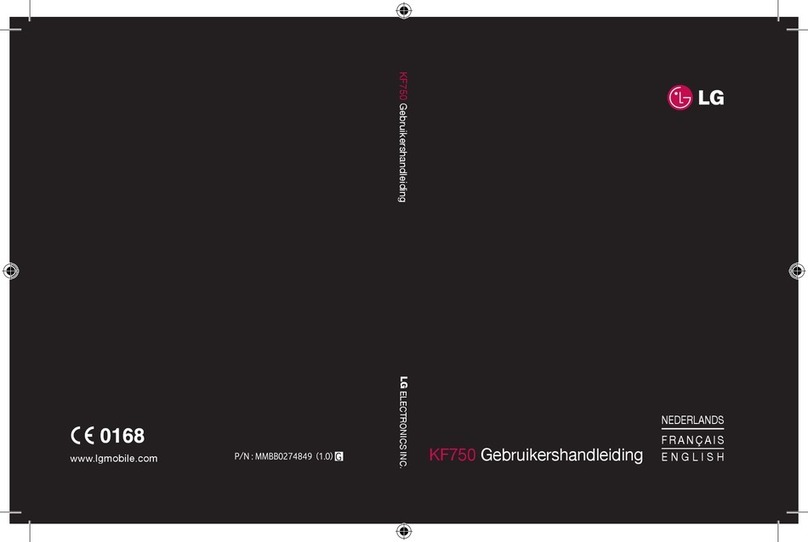 LG Secret KF750 User manual