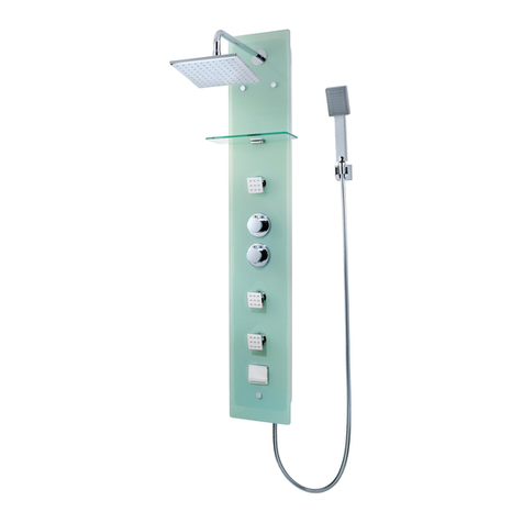 Pfister Shower Panel 016-800SP Quick installation guide