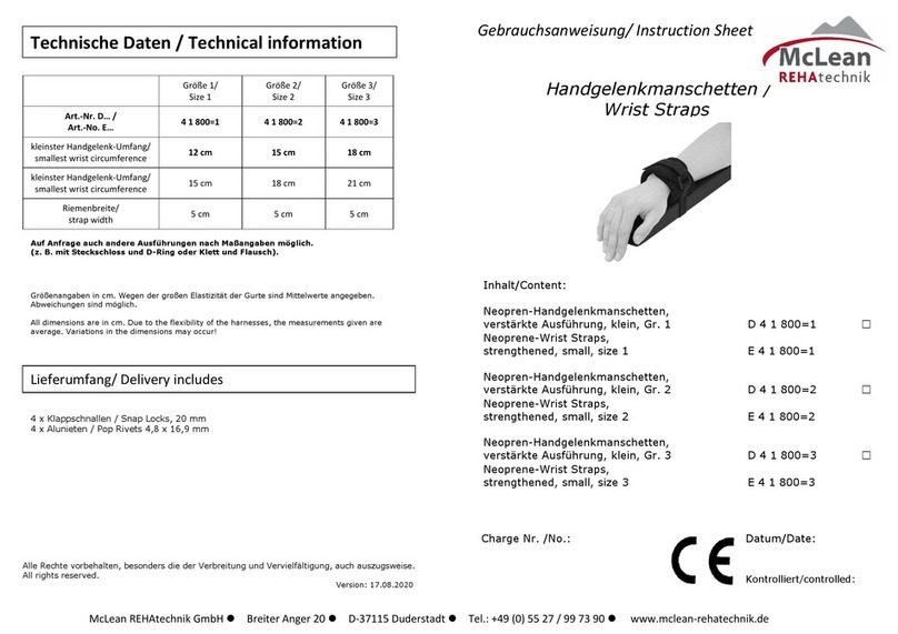 McLean D41 800 1 instruction sheet