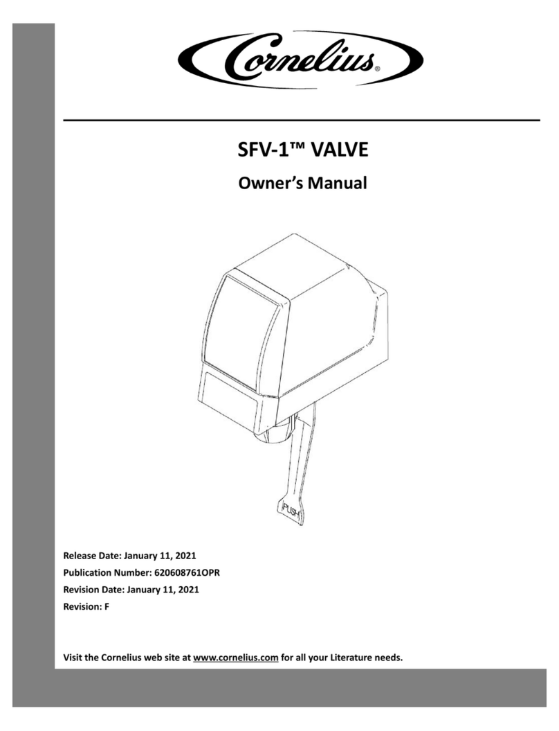 Cornelius SFV1 owner's manual