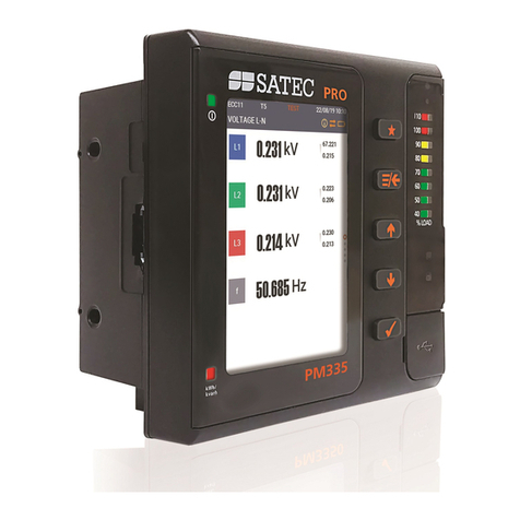 Satec PRO PM335 Instruction manual