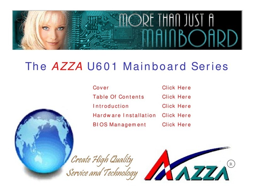 AZZA U601 Series User manual