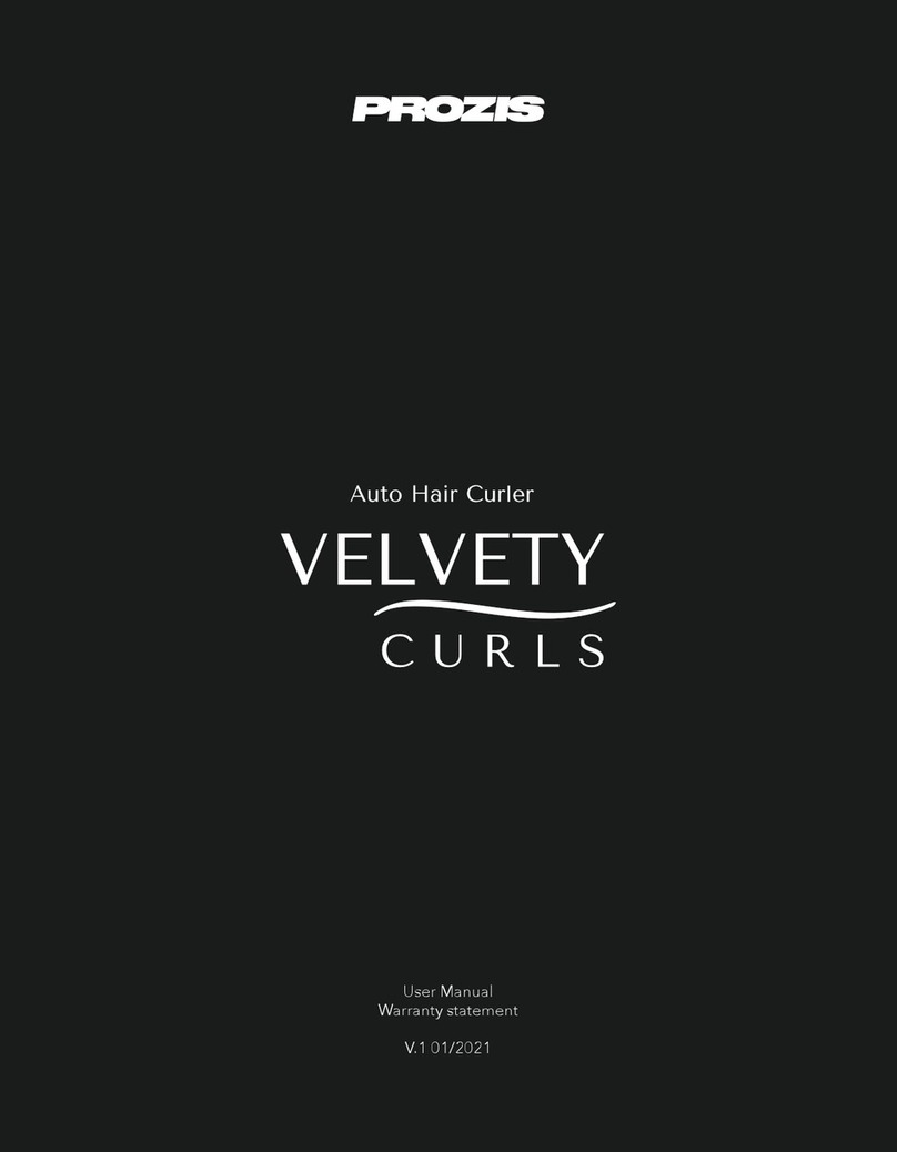PROZIS Velvety Curls user manual