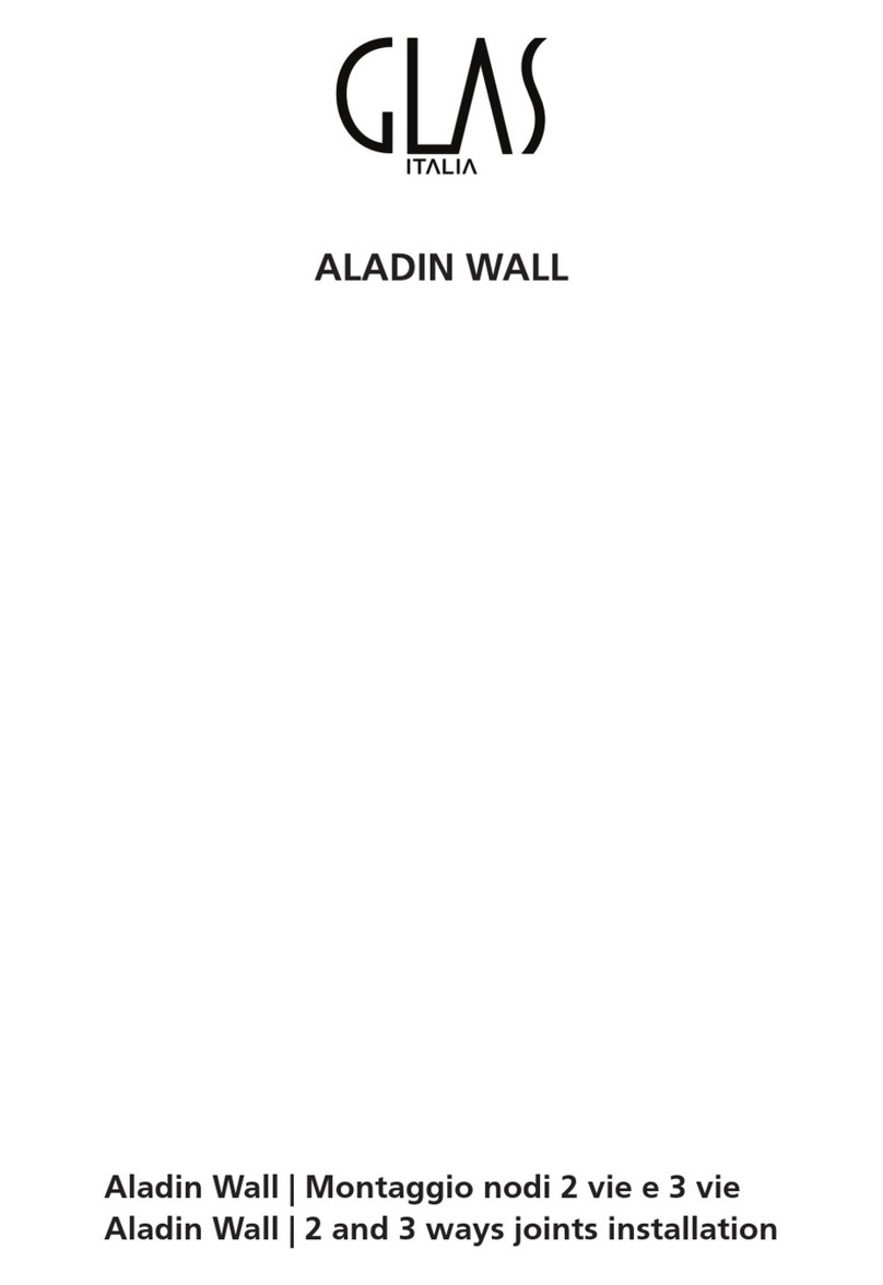 GLAS ALADIN WALL manual