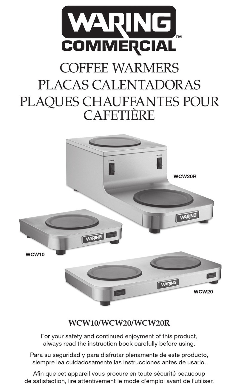 Waring WCW10 User manual