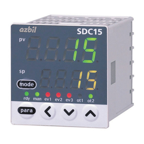 Azbil C15M User manual