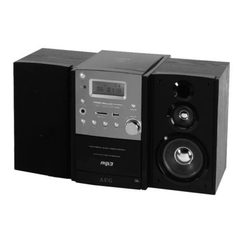 AEG MC 4416 CD/MP3 Technical specifications
