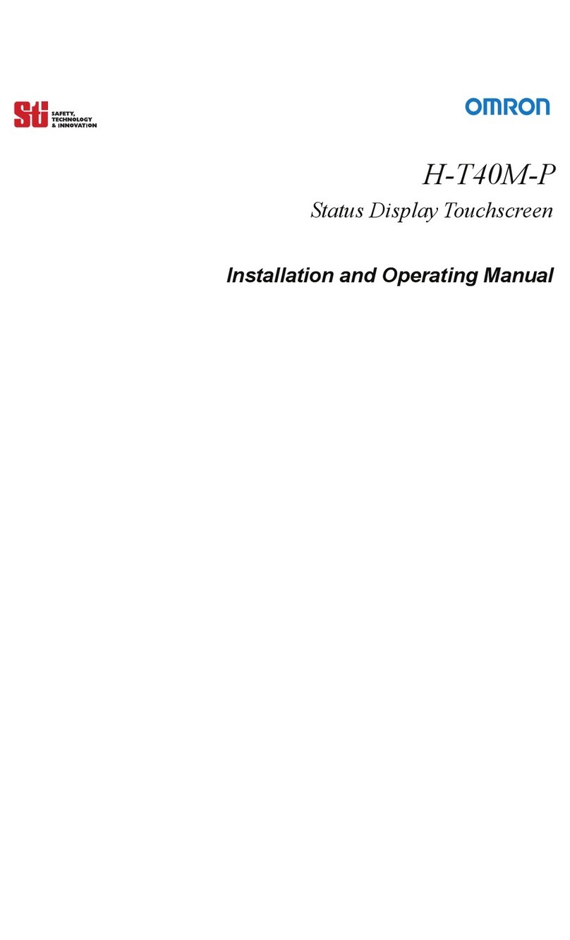 Omron Sti H-T40M-P Installation and operating manual