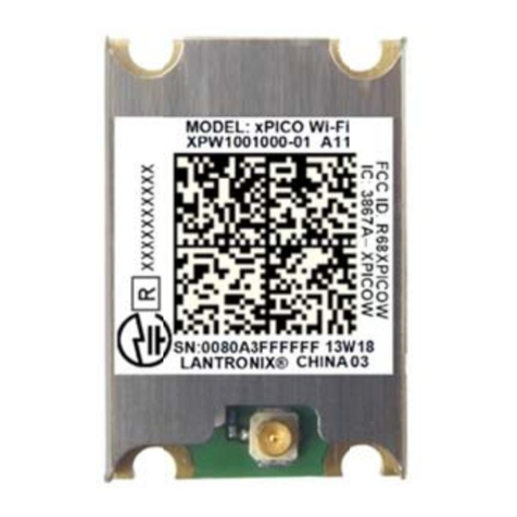 Lantronix xPico XPW100A003-01-B Integration guide