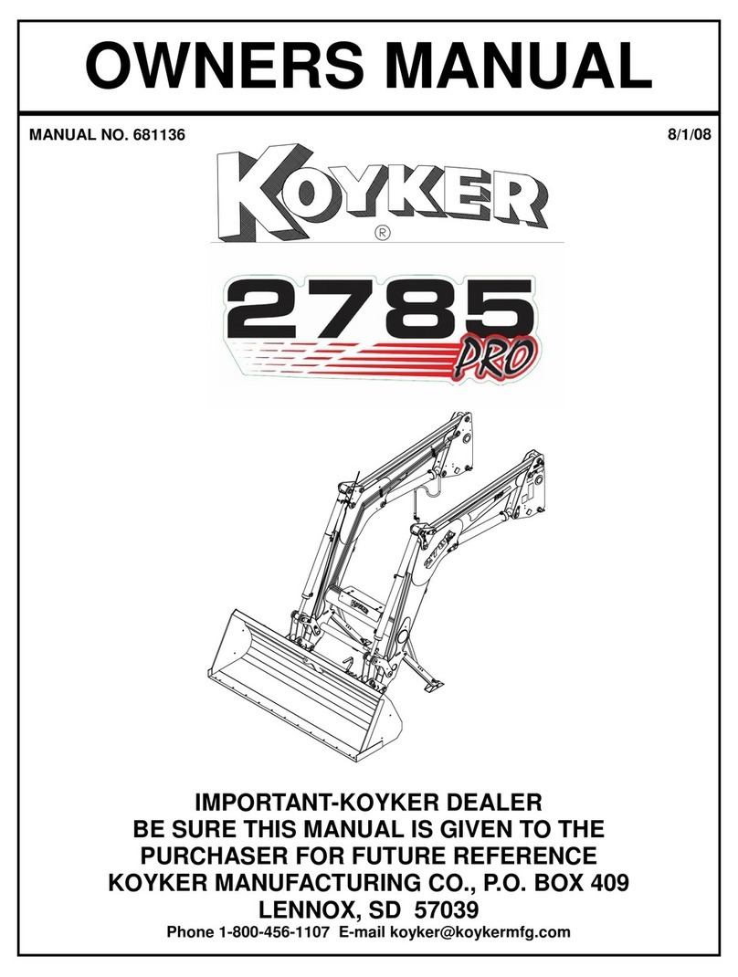 Koyker PRO 2785 owner's manual