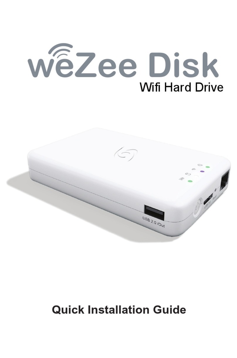 Storex weZee Disk Quick installation guide