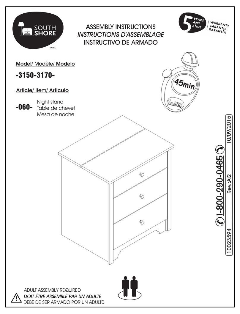 SouthShore 3150 User manual