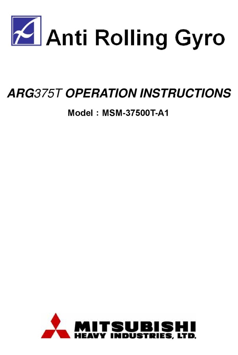 Mitsubishi Heavy Industries Anti Rolling Gyro Operation instructions Mitsubishi Heavy Industries Anti Rolling Gyro Operation instructions