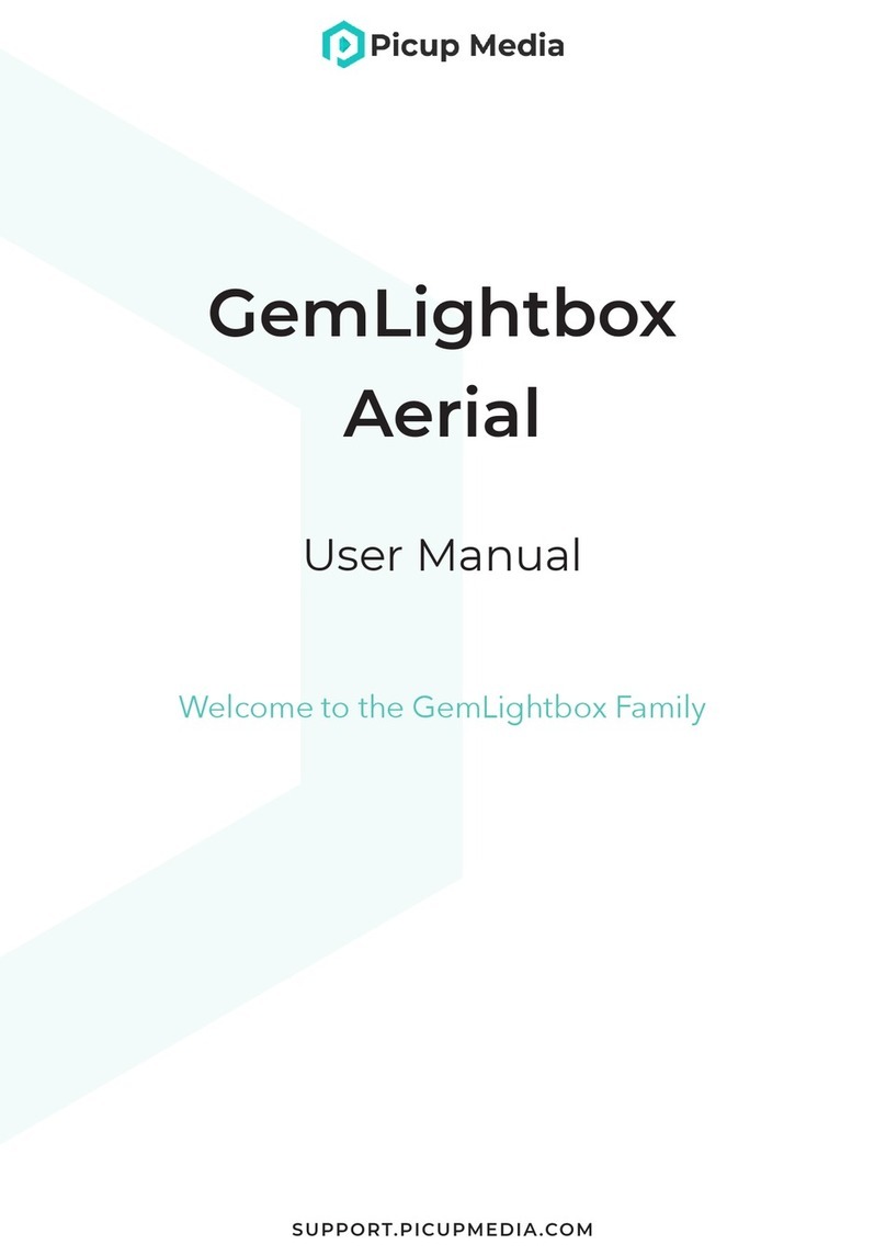 Picup Media GemLightbox Aerial User manual